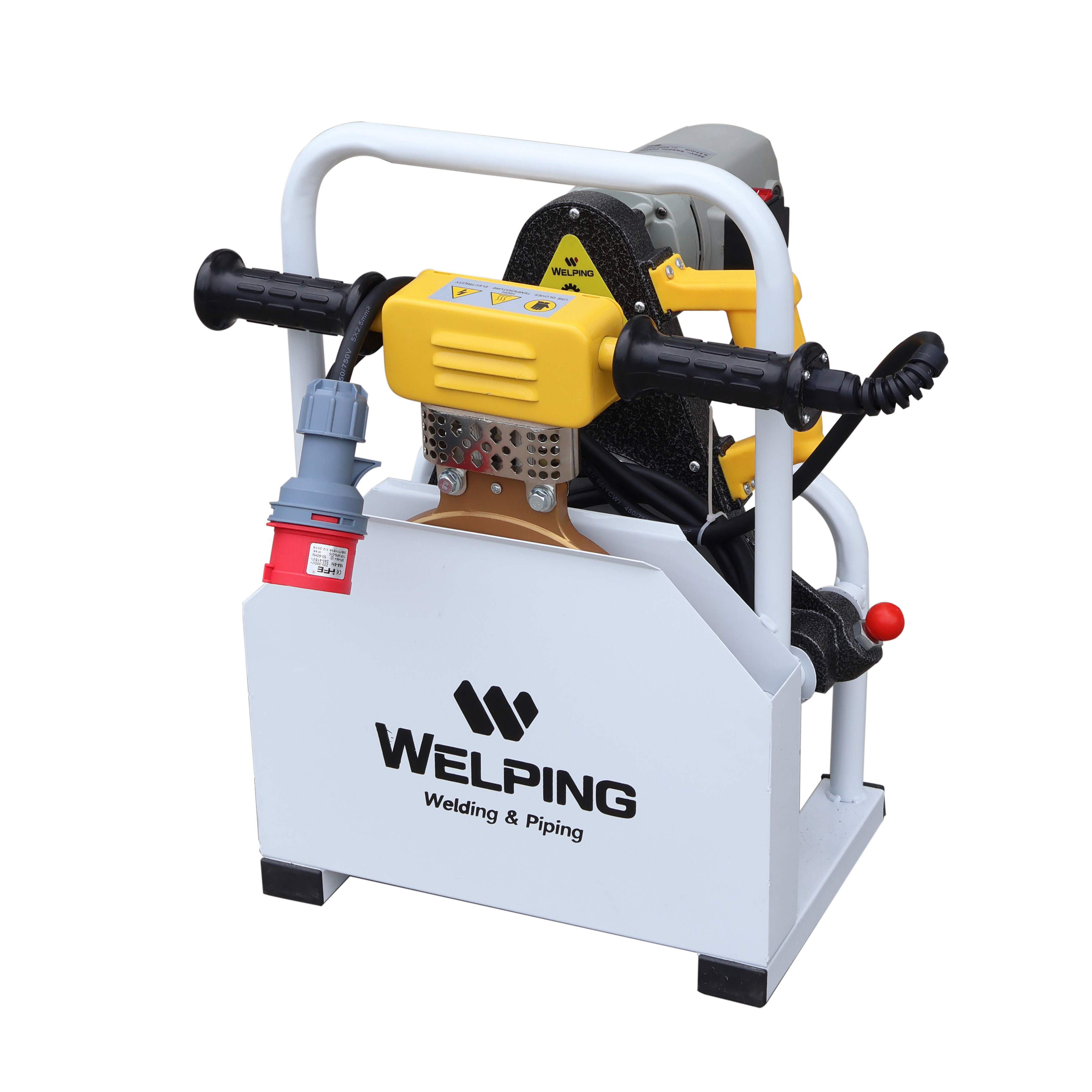 Máquina de soldagem de fusão hidráulica de tubulação hidráulica de alta série HDPE WP250A Pro