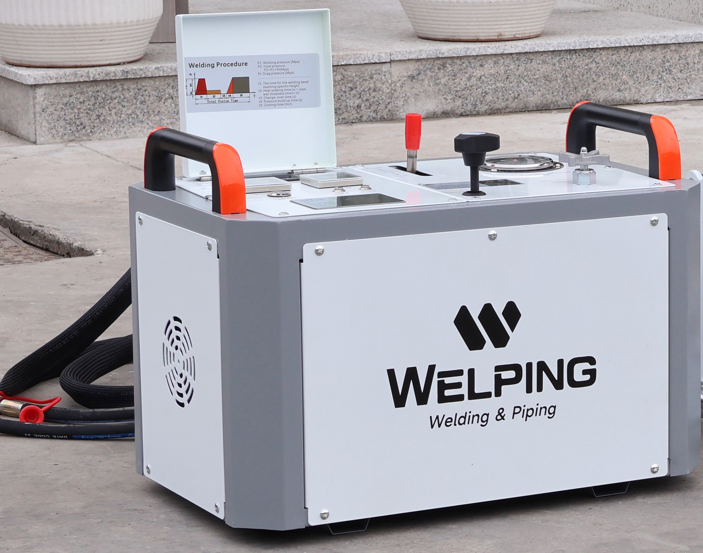 Máquina de soldagem de fusão hidráulica de tubulação hidráulica da série de ponta WP200A Pro
