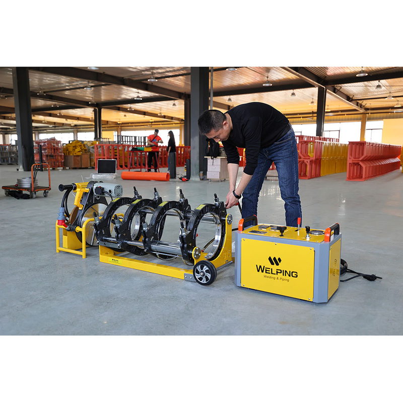máquina hidráulica da fusão da extremidade do HDPE do soldador da extremidade da resistência 315mm